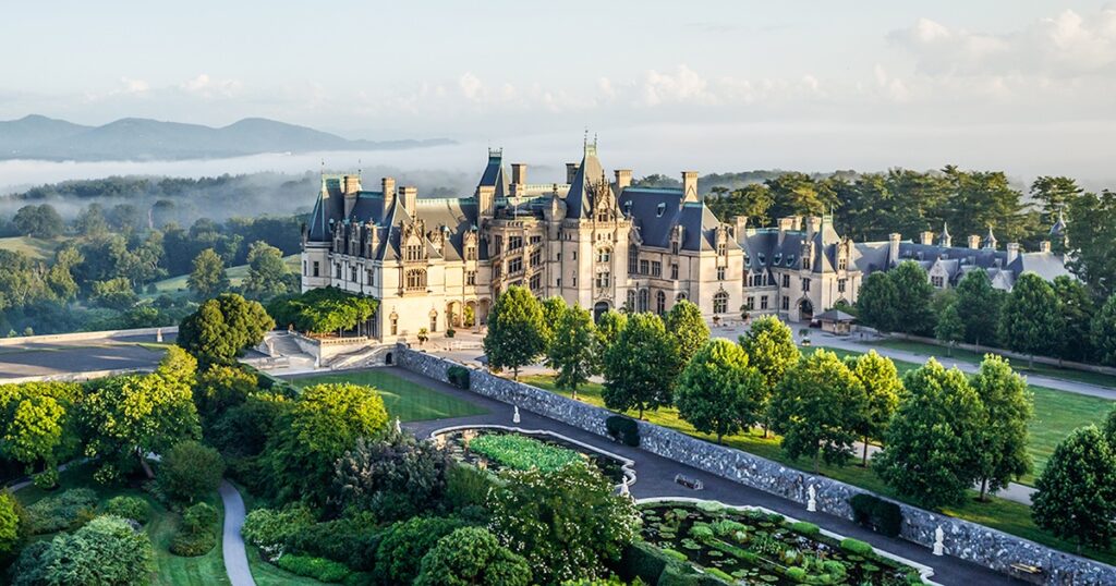 Biltmore Estate aerial view